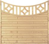 Sichtschutzzaun Aktion-Antik Doppelbogen II 180 x 160/140 cm