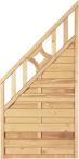 Sichtschutzzaun Aktion-Antik Ecke 90 x 180/90 cm