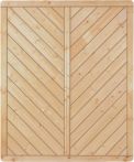 Sichtschutzzaun CLASSIC-Diagonal grün 150 x 180 cm