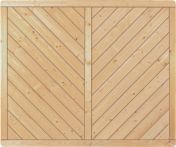 Sichtschutzzaun CLASSIC-Diagonal grün 180 x 150 cm