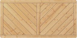 Sichtschutzzaun CLASSIC-Diagonal grün 180 x 90 cm