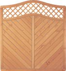 Sichtschutzzaun CLASSICO Krone-Ranki Douglasie 180 x 180/183 cm