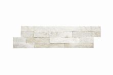 T-Trading Brickstones 10x40cm Quarzit weiß (1-1,5 cm) 1040BS-WH