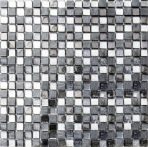 T-Trading Mosaik 1,5 x 1,5 cm NEXO dark 1515-NXO Glas/Naturstein