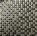 T-Trading Mosaik 1,5 x 1,5 cm LINEA beige 1515LI02 grau mix Glas