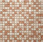 T-Trading Mosaik 1,5 x 1,5 cm rosso mix 1515ROSSO-V viareggio
