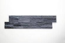 T-Trading Brickstones 15x55cm Quarzit schwarz (2-3 cm) 1560WAVBSB