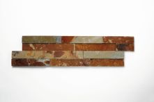 T-Trading Brickstones 15x55cm Schiefer multicolour (1,5-2,5 cm) 1560WAVBSM