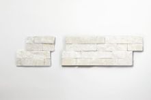 T-Trading Brickstones Ecken 15x40+15x15cm Quarzit weiß (2-3 cm) 1560WAVBSW-X