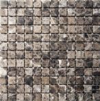 T-Trading Mosaik 2,3 x 2,3 cm emperador Naturstein, 2323BM1 getrommelt