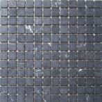 T-Trading Mosaik 2,3 x 2,3 cm nero marquina 2323BM4 Naturstein, getrommelt