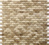 T-Trading Mosaik 1 x 2,3 cm Brick travertino O4449229 noce Naturstein, classic