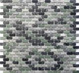 T-Trading Mosaik 1 x 2,3 cm Brick jade O4449237 schwarz green Naturstein