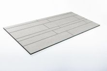 T-Trading Feinsteinzeug 4,8+9,8+14,8 x 60 cm PICCADILLY hellgrau 60MIXPI002 unglasiert