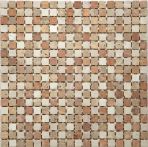 T-Trading Mosaik 1,5 x 1,5 cm TOSCANA beige B435A mix