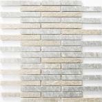 T-Trading Mosaik 2,3 x 2,3 cm COTTAGE Sticks COT2 beige mix Naturstein