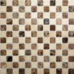Boizenburg Mosaik 2,3 x 2,3 cm Florence beige FWG002-2323 mix Naturstein, fein geschliffen