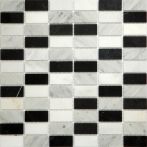 T-Trading Mosaik 2,3 x 4,8 cm nero grau FWG009-2348 cream mix