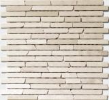 T-Trading Mosaik 30,5 x 30,5 cm biancone Naturstein-Brick HB-3030BM2