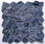 T-Trading Mosaik 30,5 x 30,5 cm STONE schwarz HB-ZHM-M360 Naturstein-Bruchmosaik
