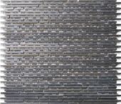T-Trading Mosaik 30,5 x 30,5 cm MINISTICKS nero MST3 marqu. Naturstein-Brick