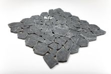 T-Trading Mosaik 30,5 x 30,5 cm nero marquina NEROMARQUINA Naturstein-Bruchmosaik