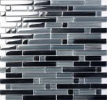 T-Trading Mosaik 30,5 x 32 cm PAINT grau O4449062 Glas