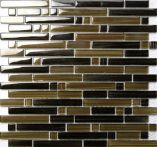 T-Trading Mosaik 30,5 x 32 cm PAINT braun O4449138 Glas