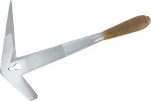Schieferhammer links, Freund Ledergriff, handgeschmiedet (00021000)