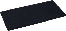 schwarzer Belag 14 x 28 cm, 8 mm (1428BS)