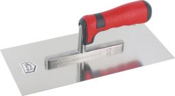 Glättekelle 28x13cm, Edelstahl ungezahnt, 2K-Gr., rot/anthrazit (231200)