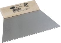 Parkettklebespachtel B3 mit Holzgriff, gez. 180 mm (301010)