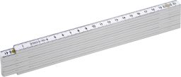 Meterstab 200cm, weiß, Kunststoff (560082)