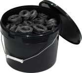Bindedraht-Röllchen 1,4mm, 20kg im Eimer, ca. 110 Röllchen (DRAHTMAUS)