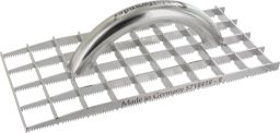 Gitterrabott gezahnt, Edelstahl 32x15cm, Schleifwunder mittel (GIRG1)