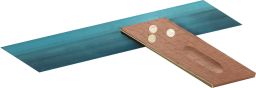 Gehrmaß mit Holzschenkel 250mm Messingbeschl., Blatt, 42mm br. (GMH250)