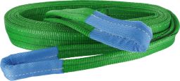 Hebeband 2t, 2m, grün Polyester, 2-lagig (HBB22)