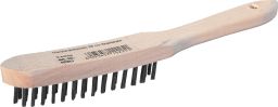 Handdrahtbürste 28 cm, Stahldraht, 4-reihig (HDB4)