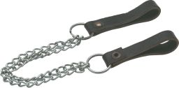 Hammerkette, 2 Lederschlaufen, Kette extra reißfest, Premium (HK2)