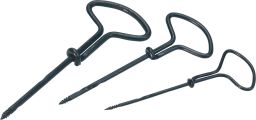 Handlochbohrer 3-tlg., 2/3/4mm Hobbyline (HLB31)