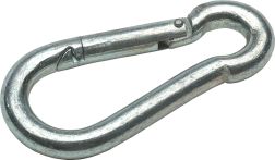 Karabiner-Haken, 100x10 mm, verzinkt (K100)