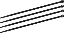 Kabelbinder 140x3,6mm, 100 St. schwarz, Polyamid (KBS140)