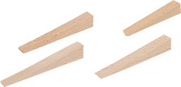 Kanalkeile aus Buchenholz 250 Stück, 44x7x4-14mm (KKL)