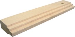 Schlagholz 300x55x25mm Hartholz, mit Falz (PARKETT1)