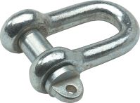 Schäkel, Form A, 10 mm verzinkt (SA10)
