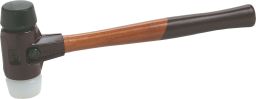 Simplex-Schonhammer, 40 mm, Gummi schwarz, Plastik weiß (SH40SW)
