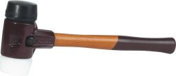 Simplex-Schonhammer, 50 mm, Gummi schwarz, Plastik weiß (SH50SW)