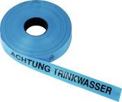 Trassenwarnband 40mm x 250m Achtung Trinkwasser, blau (TRWTW)