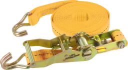 Zurrgurt 2-tlg, 6m, 35mm, 1000daN Druckratsche, Spitzhaken (ZG62)