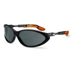 Uvex Bügelbrille cybric grau, schwarz/orange - 9188076